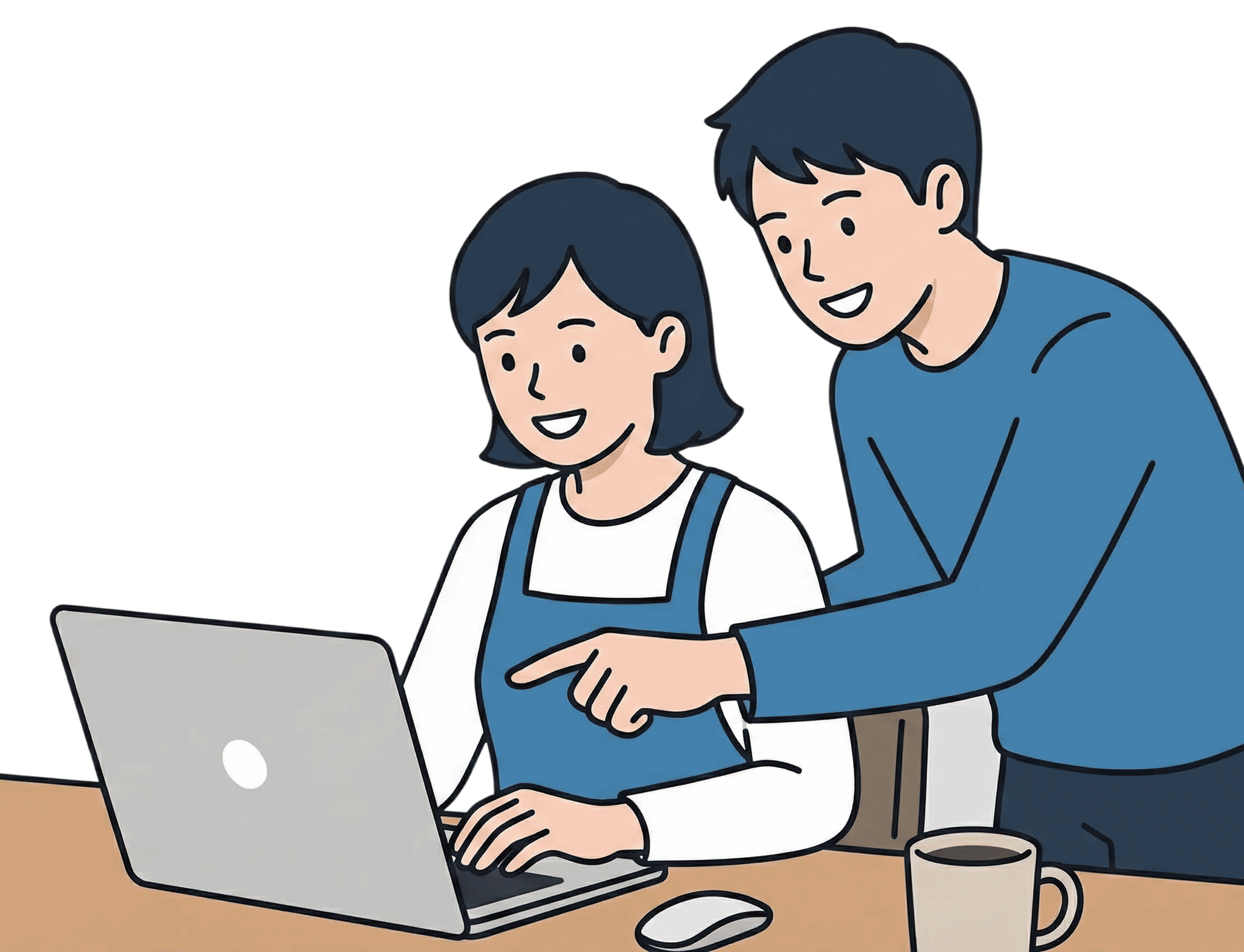 担当者が一貫して対応